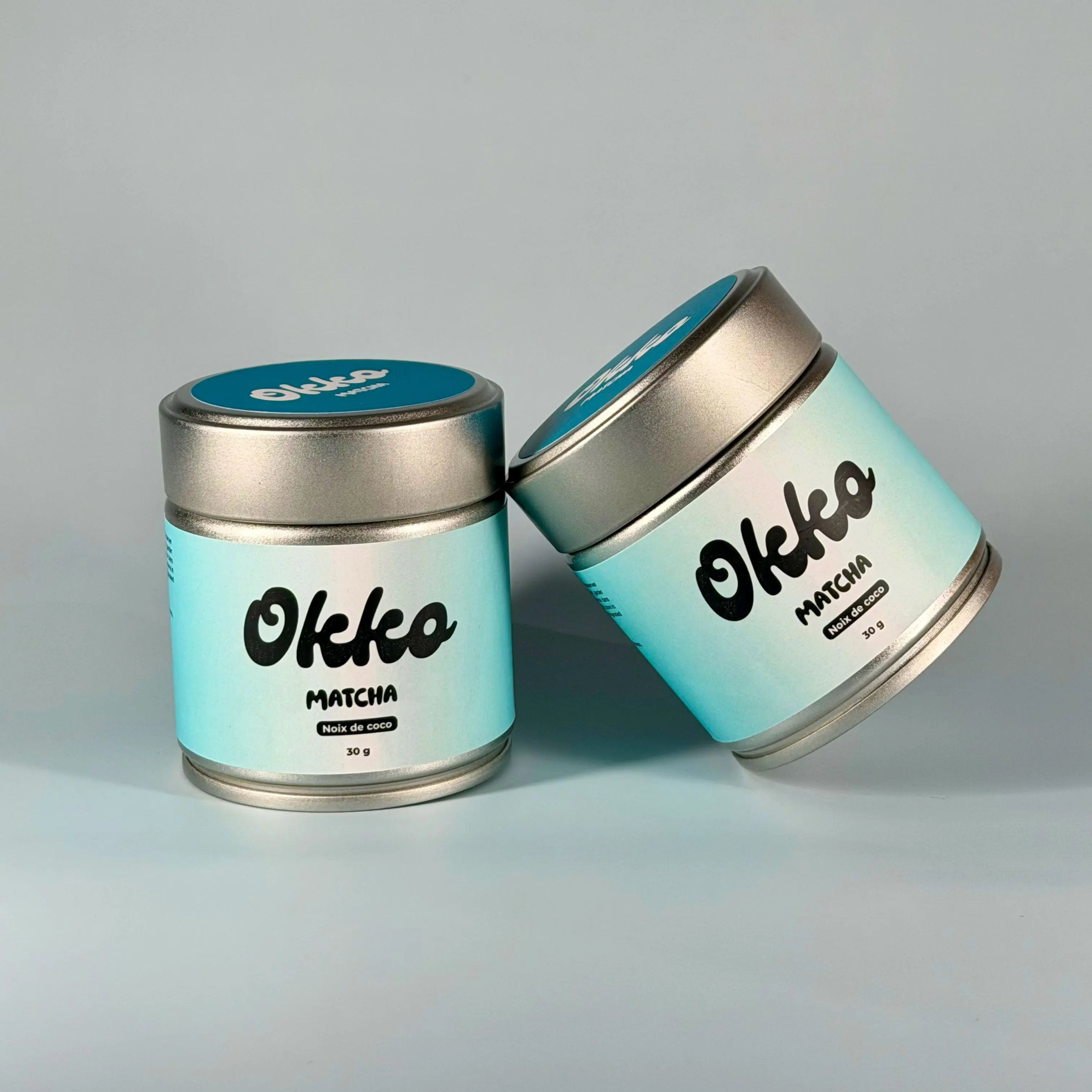 Matcha Coco Okko – thé matcha en poudre parfumé à la noix de coco, boisson énergisante naturelle