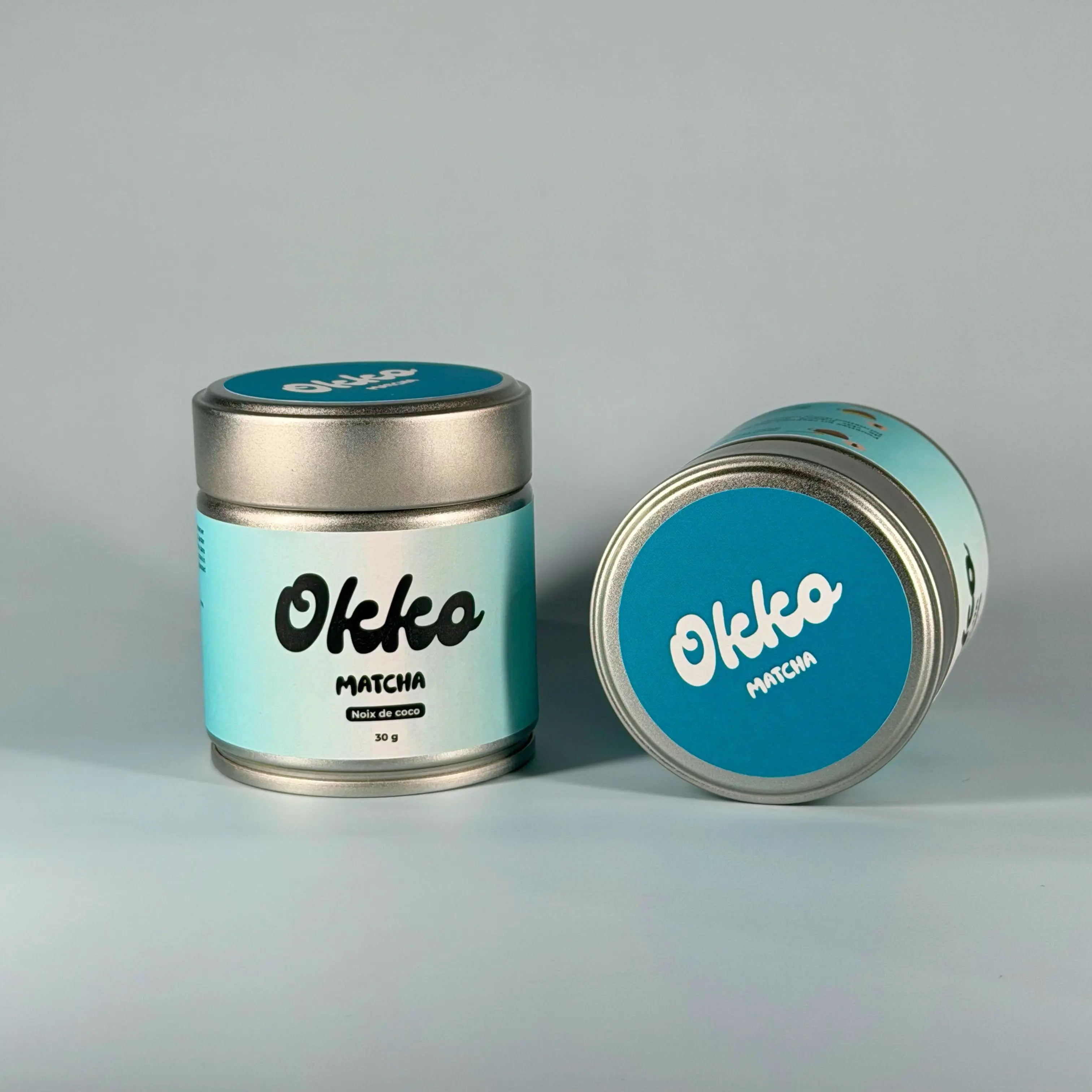 Matcha Coco Okko – thé matcha en poudre parfumé à la noix de coco, boisson énergisante naturelle