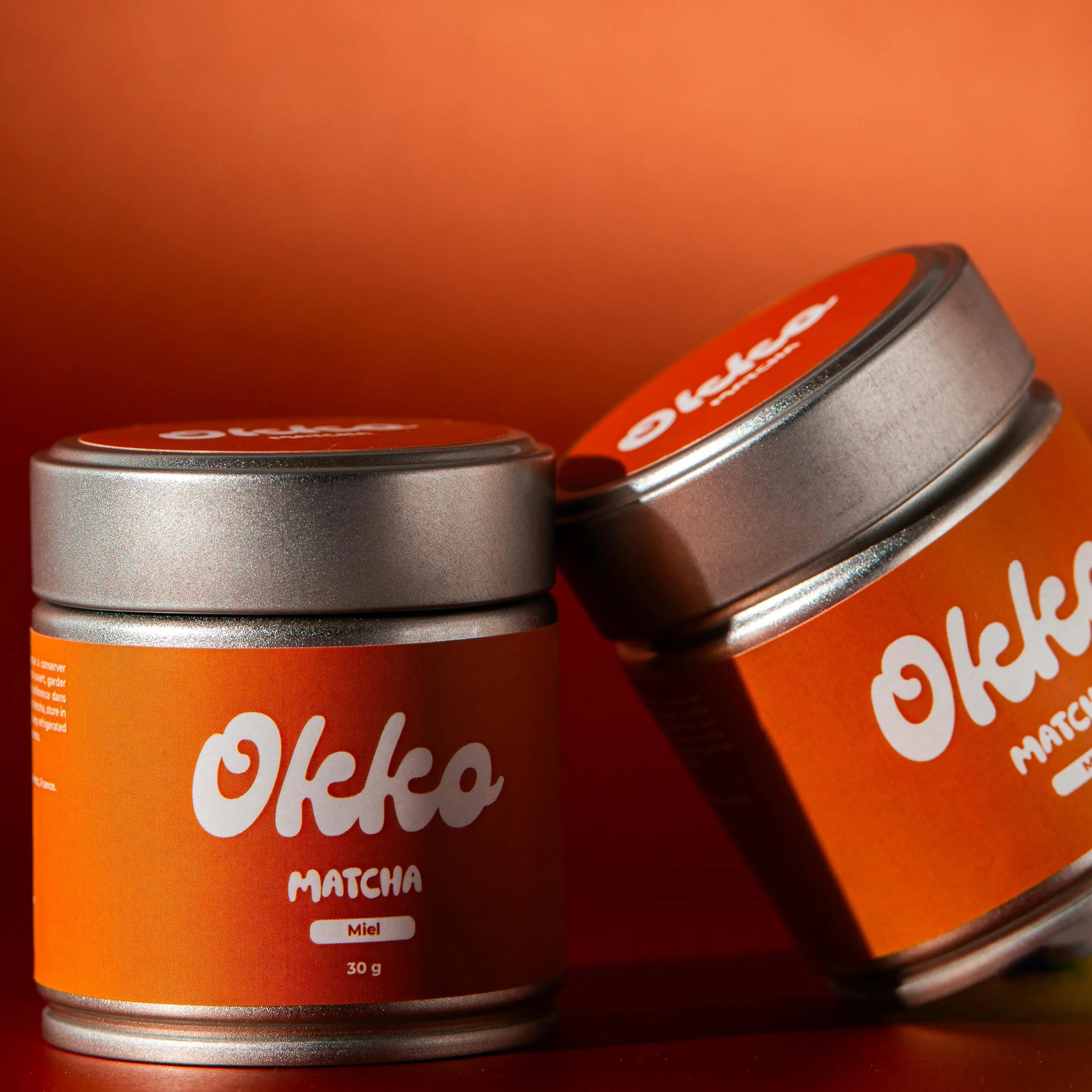 Matcha Miel Okko – thé matcha en poudre parfumé au miel, boisson énergisante naturelle